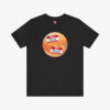 The front of a Pluto is a Planet t-shirt in Solid Black Blend