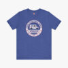 Front view of a United States Postal Service t-shirt in Heather True Royal