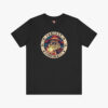 Front view of a Fantasy Football Wizard t-shirt in Heather Black