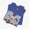 Folded view of USA JAM Clinton and Gore in Heather True Royal