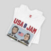 Folded view of USA JAM Lincoln and Johnson in White