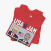Folded view of USA JAM Trump and Vance in Heather Red