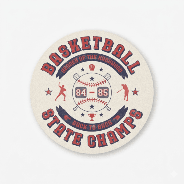 Basketball Misprint Coaster