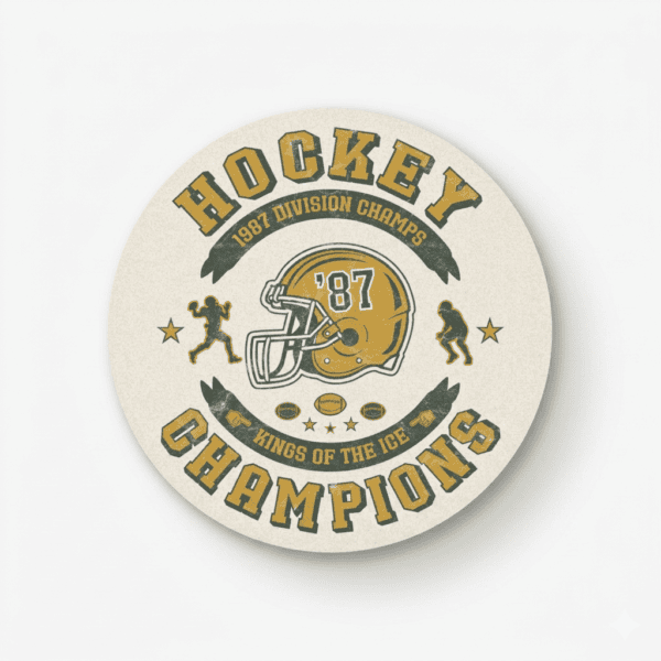 Hockey Misprint Coaster