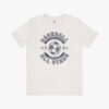 Front view of a Baseball Misprint Tee t-shirt in Vintage White