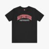Front view of a Eastnorthern Cartography t-shirt in Black