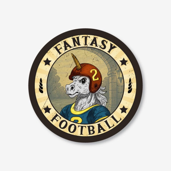 Fantasy Football Unicorn Coaster