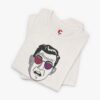 Folded view of a MKUltra Phase II t-shirt in Vintage White