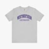 Front view of a Westnorthern Cartography t-shirt in Solid Athletic Grey