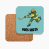 Retro Sports Coasters-Hockey - Does Shots